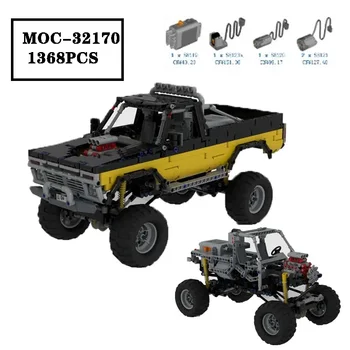 Klasikinis SS-32170 kūrimo bloką 4x4 off-road sunkvežimių elektros nuotolinio valdymo surinkimo aksesuaras modelį suaugusiųjų ir vaikų žaislas dovana