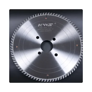 KWS Sierra circular de corte linea pramonės 350x75x4.4x84T tcg plokštės klijavimas pjauti TCT pjovimo diskas medienai