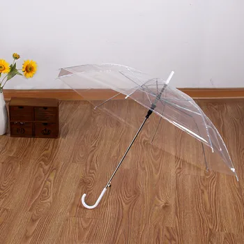 Kūrybos mažų šviežių ilgai dirbti skaidriai skėtis Žiemos Spalvinga tiesiai polių skaidrus skėtis