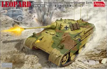 Linksma Hobis 35A004 1/35 Mastelis VK16.25 Vokietijos Heav Šarvuotos Žvalgybą Tankas Leopard 