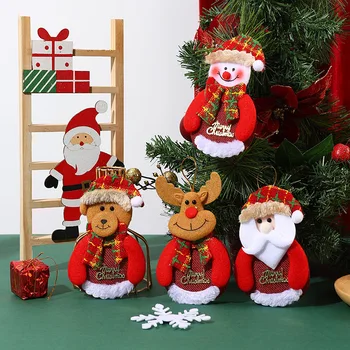Linksmų Kalėdų Pliušinis Lėlės, Papuošalai Kalėdų Senelis, Senis Besmegenis Briedžių Pakabukas Kalėdų Medžio Kabantys Papuošalai Švenčių Šalis Naujųjų Metų Dekoras