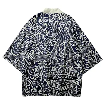 Mados Atsitiktinis Streetwear Anakardžių Spausdinti Tradicinių Haori Moterys Vyrai Japonų Stiliaus Drabužių Vyras Moteris Cosplay Megztinis Kimono