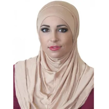 Malaizija Khimar Musulmonų Moterys Hijab Vidinis Vamzdis Amira Momentinių Skara Galvą Wrap Dviejų Dalių Komplektas Hijab
