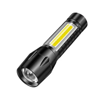 Mini Žibintuvėlis atsparus Vandeniui LED Žibintuvėlis Lauko Kempingas, Žygiai USB Įkrovimo Naktį Žibintuvėlis Akinimo Palapinė Laipiojimo Lempos