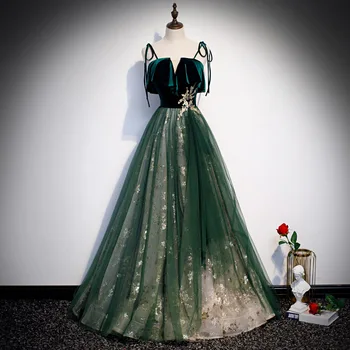 Moterų Seksualus, Elegantiškas Temperamentas Suknelė Plonas Spagečiai Dirželis Vakare Šalis Suknelės Mados Derliaus Naujovė Ilgai Gazas Vestidos