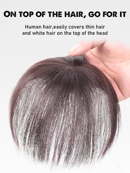 Moterų Žmogaus Plaukų Toupees colių 8 colių juoda ruda balta panele, plaukų blokuoti Išsiimti Blokuoti