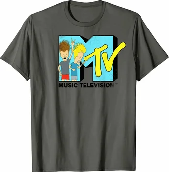 Mtv Beavis Ir Butthead Viduje Logotipo Grafinis Marškinėliai