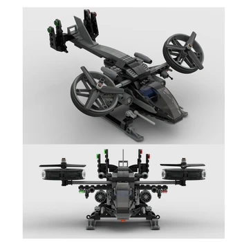 Naujas Avataras Apgulties Chopper Nustatyti, Statyba Blokai Mini Veiksmų Skaičius, Žaislai