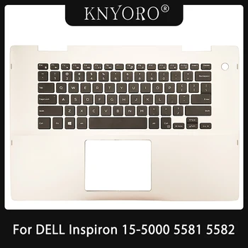 Originalus Laptopo JAV CA lotynų Klaviatūra DELL Inspiron 15-5000 5581 5582 0F046K Palmrest Viršutinės Sąsiuvinis Top Padengti Būsto