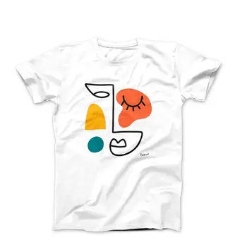 Pablo Picasso Abstrakčiai Veido Piešimo II (1953 m.) Iliustracijų T-shirt