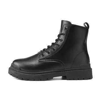 Prabangos Prekės Britų stiliaus, juodos spalvos odiniai batai vyrams 2023 naujas storas soled pavasarį ir rudenį nauji batai Vyrams#8605