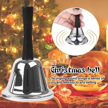 Rankiniai Kalėdų Mažas Bell Švenčių Linksmas Patvarus, Aukštos kokybės, Universalus Instrumentas Multi-purpose Paprasta Nerūdijančio De E8Z6
