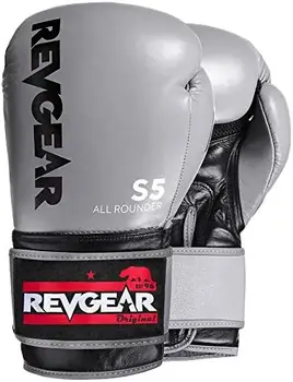 Revgear S5 Visi Apvalesnės, Odinės Bokso Pirštinės | Muay Tajų, MMA, Kikbokso Treniruotės Mokymo | Puikiai Riešo ir pirštų sąnarys Protectio