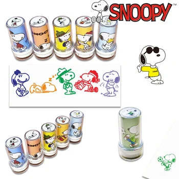 Snoopy Serija Animacinių Filmų Vaikams Antspaudas Anime Šviesai Quick Dry Dekoro Antspaudas Mokyklos Kindergarden Vaikai Pagirti Už Atlygį, Antspaudų, Dovanų