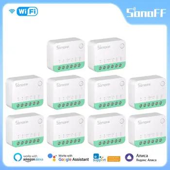 SONOFF MINIR4M WiFi Smart Switch Smart Home Jungiklis Nuimti Relay Klausimas Suderinamas eWeLink Balso Kontrolės Alexa, Google 