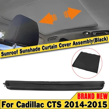 Stoglangis Atspalvį Užuolaidų Padengti Asamblėjos Cadillac CTS 2014-2015 m. 4 Durų Black Automobilių Nuleidžiamųjų Langinių Dome Langas, Stoglangis Assy skėtį nuo saulės