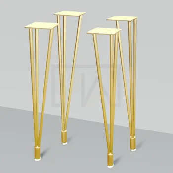 Tinkinti vietoje kaustytomis geležies stalo kojos stalas laikiklis rėmo kompiuterio aukso custo