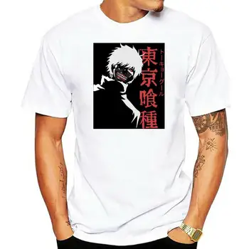 Tokijo Pabaisa Ken Kaneki Pobūdžio Oficialiai Licencijuotas Adult T-Shirt Medvilnės Didelio Dydžio Viršūnes Marškinėlius Harajuku Tees