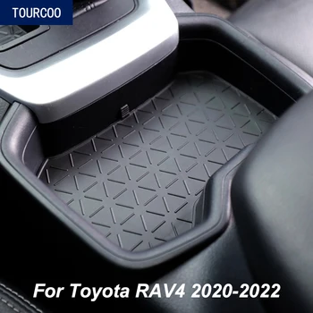 Toyota RAV4 2020-2022 Interjero TUP Silikono Padas Automobilių Stiliaus Pakeitimas Ne slydimo Vandens Puodelį Kilimėlis