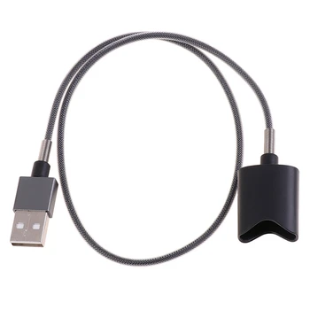 USB Sąsaja Įkrovimo Kabelį, Magnetinio Įkroviklio Laidą Universalaus Dizaino 45cm (Juoda USB-A)