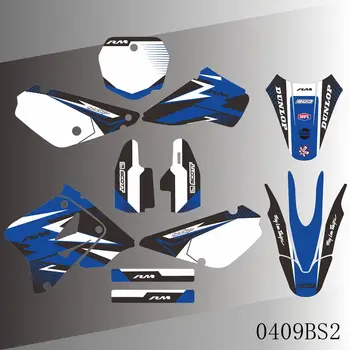 Už SUZUKI RM85 RM 85 2002-2020 Full Grafika Lipdukai Lipdukai Motociklų Fone Užsakymą Numeris Pavadinimas