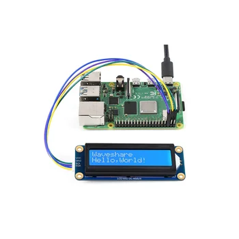 Waveshare LCD1602 I2C LCD Ekranas AiP31068 32-Jų Simbolių LCD Ekranas Suderinamas su 3.3 V/5V už Aviečių/Pi Pico/Jetson Nano