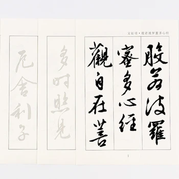 Wen Zhengming Veikia Scenarijų Copybook Širdies Sutra Teptuku Kaligrafija Copybook Originalus Trina Veikia Scenarijų Kopijavimo Sąsiuvinis