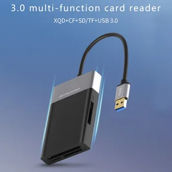 XQD Kortelių Skaitytuvas Multi Atminties Kortelių Skaitytuvas Su 2 X USB 3.0 HUB Adapteris, Skirtas 